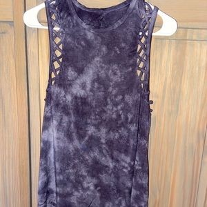 American Eagle Criss-Cross Detail Tank